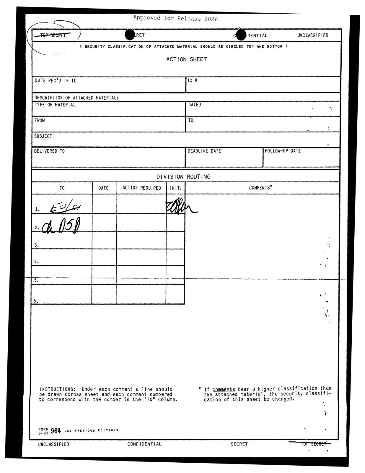 CIA-UAP-D022, עצם מעופף בלתי מזוהה שדווח בקרבת פוארטו ריקו, 1965 — עמוד 1